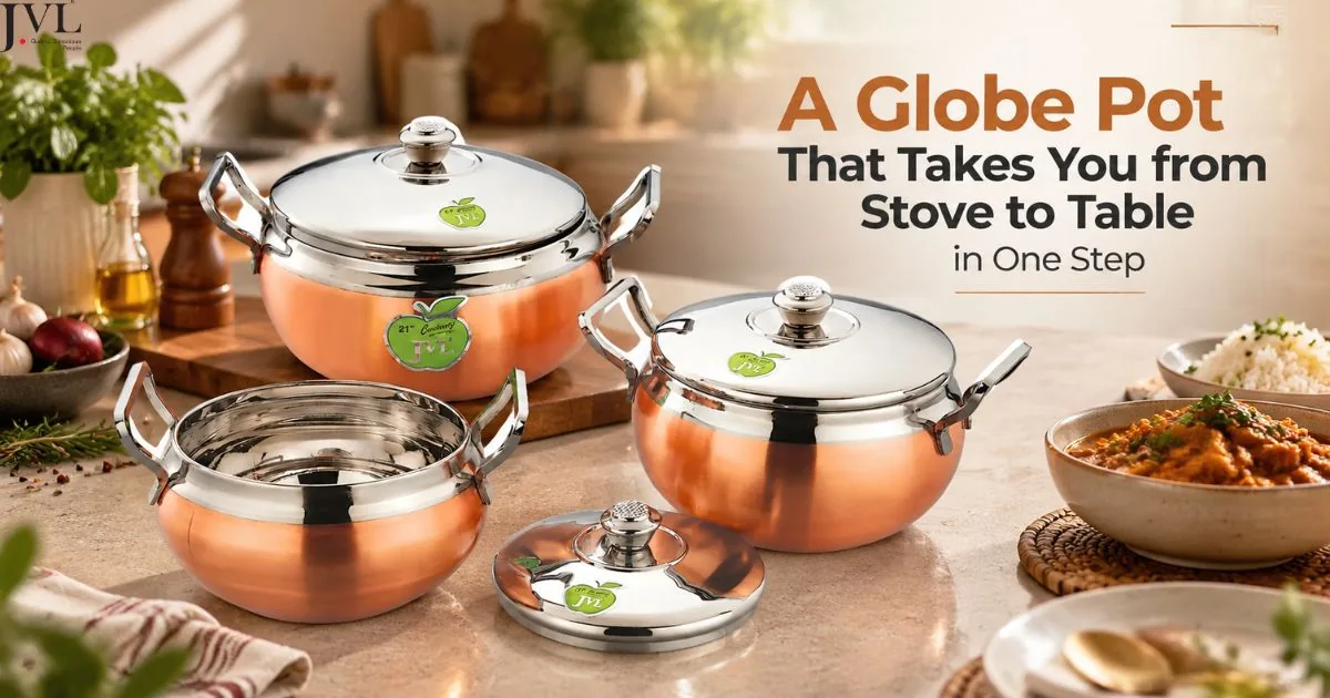 The Globe Pot That Lets You Cook, Store and Serve Without Switching Vessels
